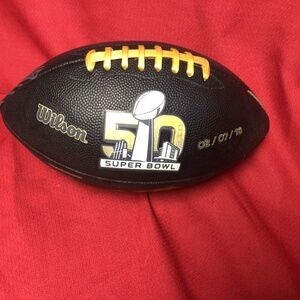 SUPER BOWL 50 promo football